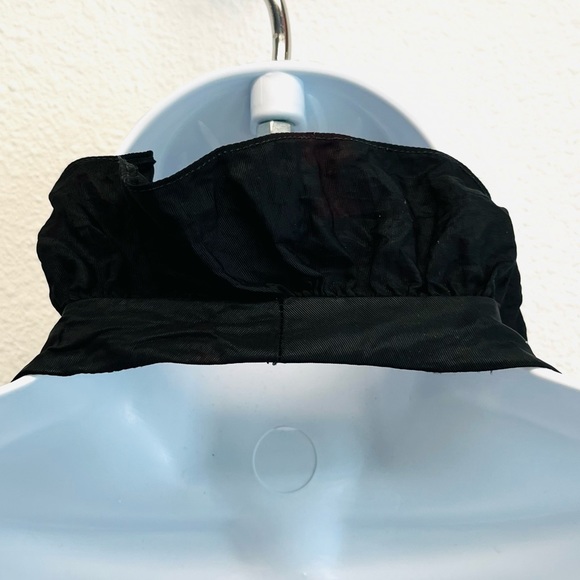 Albert Capraro Vintage Black Ruffle Edge Halter Wrap Dress - Picture 8 of 10